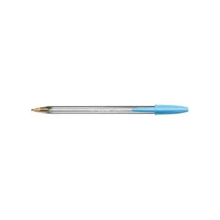 Bic Cristal Fun Boligrafo de Bola - Punta Gruesa de 1.6mm - Tinta con Base de Aceite - Color Azul Turquesa | Ahorro Imprimiendo