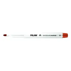 Milan Rotuladores para Pizarra Blanca con Punta Redonda - Punta 3.7 mm - Tinta a Base de Alcohol - Borrable en Seco - Color Rojo