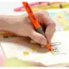 Bic Highlighter Grip Marcador Fluorescente - Punta Biselada - Trazo entre 1.60 y 3.30 mm - Grip Texturizado - Color Naranja | Ah