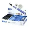 Milan Rotulador Permanente - Punta Redonda 4mm - Tinta a Base de Alcohol - Color Negro | Ahorro Imprimiendo
