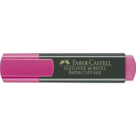 Faber-Castell Rotulador Marcador Fluorescente Textliner 48 - Punta Biselada - Trazo entre 1.2mm y 5mm - Tinta con Base de Agua -