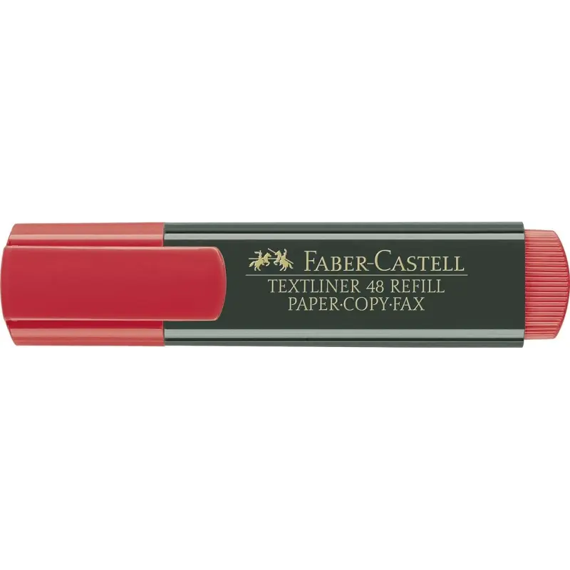Faber-Castell Rotulador Marcador Fluorescente Textliner 48 - Punta Biselada - Trazo entre 1.2mm y 5mm - Tinta con Base de Agua -