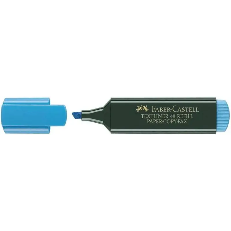 Faber-Castell Rotulador Marcador Fluorescente Textliner 48 - Punta Biselada - Trazo entre 1.2mm y 5mm - Tinta con Base de Agua -