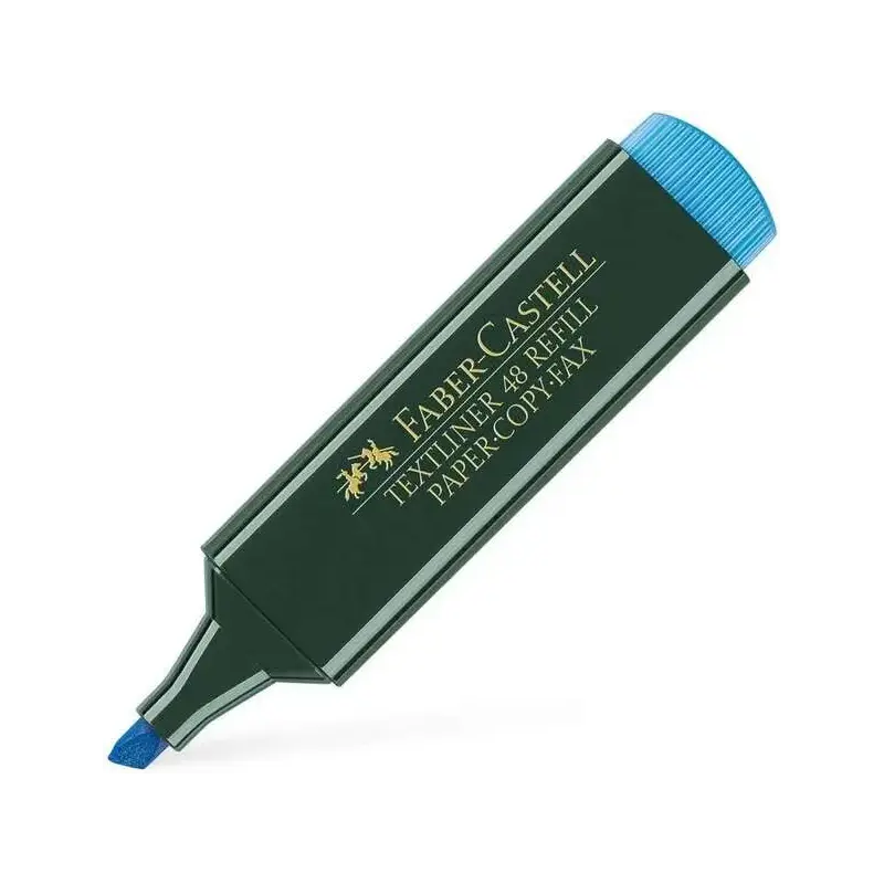 Faber-Castell Rotulador Marcador Fluorescente Textliner 48 - Punta Biselada - Trazo entre 1.2mm y 5mm - Tinta con Base de Agua -