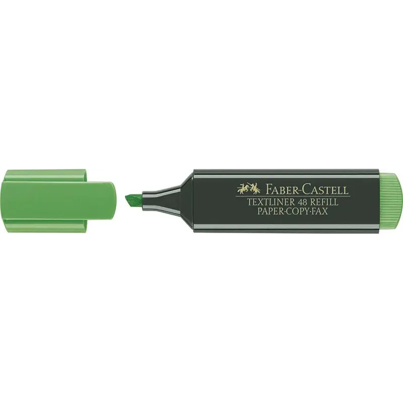Faber-Castell Rotulador Marcador Fluorescente Textliner 48 - Punta Biselada - Trazo entre 1.2mm y 5mm - Tinta con Base de Agua -