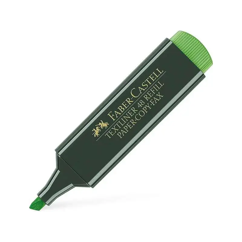 Faber-Castell Rotulador Marcador Fluorescente Textliner 48 - Punta Biselada - Trazo entre 1.2mm y 5mm - Tinta con Base de Agua -