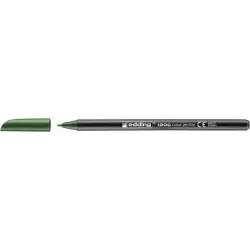 Edding 1200 Rotulador - Punta Redonda - Trazo 1mm - Tinta con Base de Agua - Color Verde Oliva | Ahorro Imprimiendo