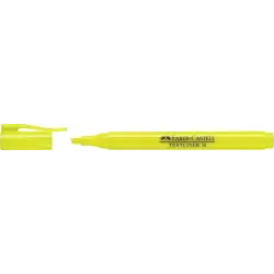 Faber-Castell Textliner 38 Marcador Fluorescente - Cuerpo Fino - Punta Biselada - Trazo Grueso y Fino - Tinta con Base de Agua -