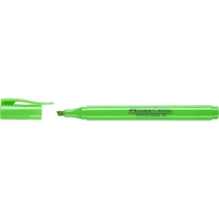 Faber-Castell Textliner 38 Marcador Fluorescente - Cuerpo Fino - Punta Biselada - Trazo Grueso y Fino - Tinta con Base de Agua -