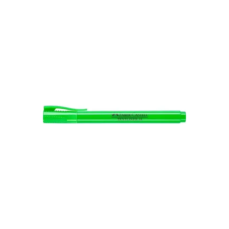 Faber-Castell Textliner 38 Marcador Fluorescente - Cuerpo Fino - Punta Biselada - Trazo Grueso y Fino - Tinta con Base de Agua -