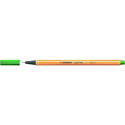 Stabilo Point 88 Rotulador de Punta Fina de Fibra - Trazo de 0.4 mm - Tinta con Base de Agua - Color Verde | Ahorro Imprimiendo