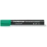 Staedtler Lumocolor 350 Rotulador Permanente - Punta Biselada 2-5mm aprox. - Tinta Base de Alcohol - Secado Rapido - Color Verde