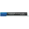 Staedtler Lumocolor 352 Rotulador Permanente - Punta Redonda - Trazo 2mm Aprox - Capuchon con Clip - Secado Rapido - Color Azul