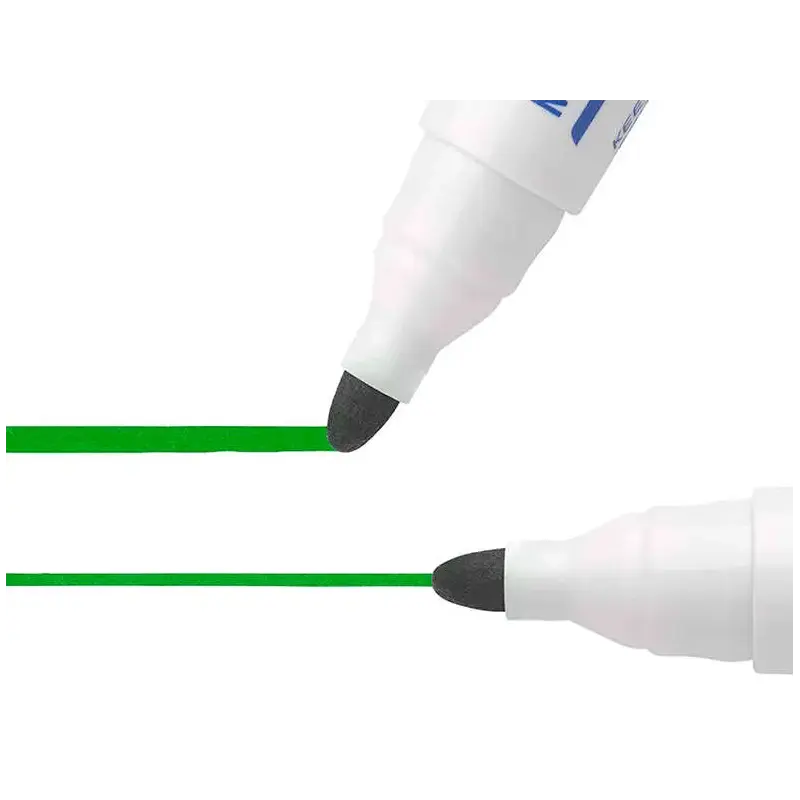 Bic Velleda 1701 ECOlutions Marcadores para Pizarra - Punta Redonda - Trazo de 1.5 mm - Tinta con Base de Alcohol - Ecologico -