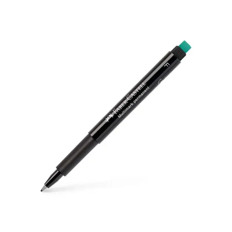 Faber-Castell Multimark Rotulador Permanente - Ancho de Trazo 0.6mm - Goma de Borrar Integrada - Resistente a la Luz y al Agua -