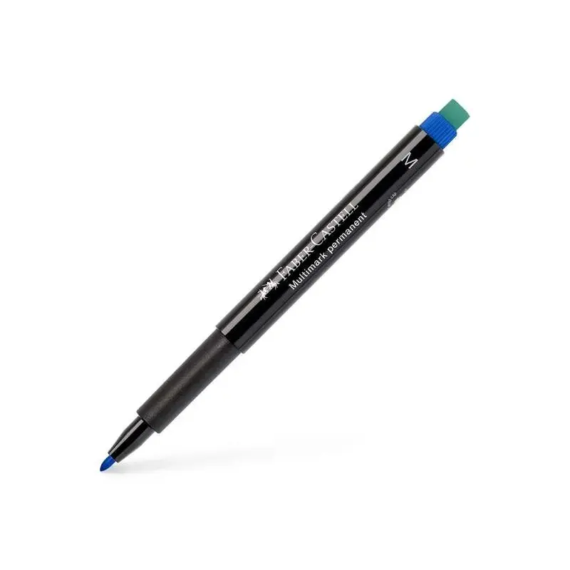 Faber-Castell Multimark Rotulador Permanente - Ancho de Trazo 1mm - Goma de Borrar Integrada - Resistente a la Luz y al Agua - C