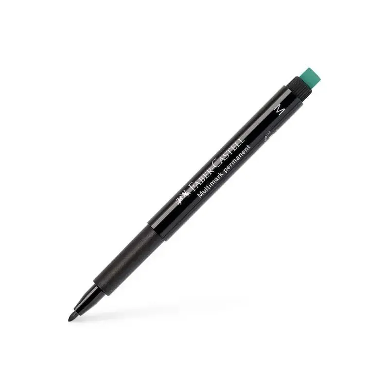 Faber-Castell Multimark Rotulador Permanente - Ancho de Trazo 1mm - Goma de Borrar Integrada - Resistente a la Luz y al Agua - C