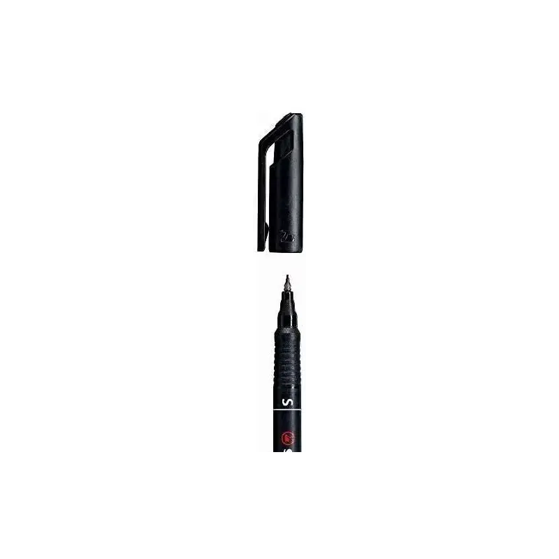 Stabilo OHPen Rotulador Permanente - Punta Superfina - Trazo de 0.4mm - Agarre Antideslizante - Tapon Ventilado - Color Negro |