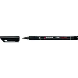 Stabilo OHPen Rotulador Permanente - Punta Fina - Trazo de 0.7mm - Agarre Antideslizante - Tapon Ventilado - Color Negro | Ahorr
