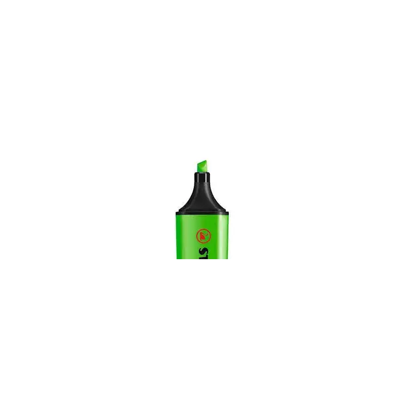 Stabilo Boss 70 Rotulador Marcador Fluorescente - Trazo entre 2 y 5mm - Recargable - Tinta con Base de Agua - Color Verde Fluore