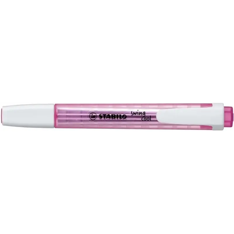 Stabilo Swing Cool Marcador Fluorescente - Cuerpo Plano - Punta Biselada - Trazo entre 1 y 4mm - Tinta con Base de Agua - Antise