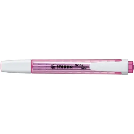 Stabilo Swing Cool Marcador Fluorescente - Cuerpo Plano - Punta Biselada - Trazo entre 1 y 4mm - Tinta con Base de Agua - Antise