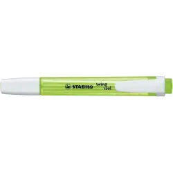 Stabilo Swing Cool Marcador Fluorescente - Cuerpo Plano - Punta Biselada - Trazo entre 1 y 4mm - Tinta con Base de Agua - Antise