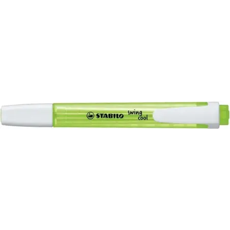 Stabilo Swing Cool Marcador Fluorescente - Cuerpo Plano - Punta Biselada - Trazo entre 1 y 4mm - Tinta con Base de Agua - Antise