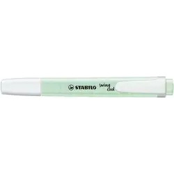 Stabilo Swing Cool Pastel Marcador Fluorescente - Cuerpo Plano - Punta Biselada - Trazo entre 1 y 4mm - Tinta con Base de Agua -