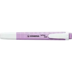 Stabilo Swing Cool Pastel Marcador Fluorescente - Cuerpo Plano - Punta Biselada - Trazo entre 1 y 4mm - Tinta con Base de Agua -