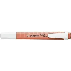 Stabilo Swing Cool Pastel Marcador Fluorescente - Cuerpo Plano - Punta Biselada - Trazo entre 1 y 4mm - Tinta con Base de Agua -
