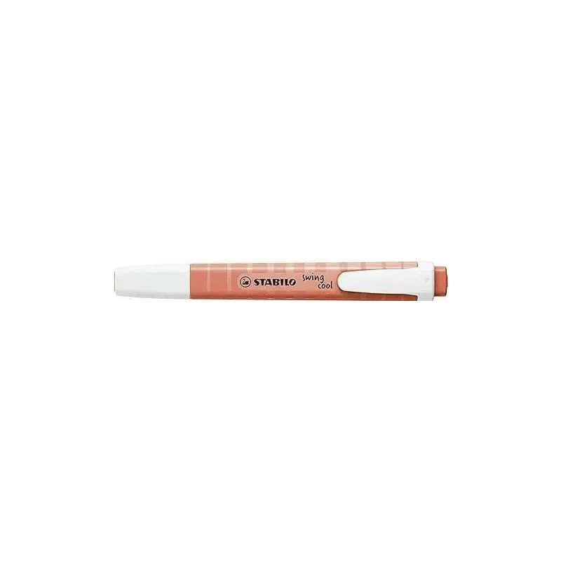 Stabilo Swing Cool Pastel Marcador Fluorescente - Cuerpo Plano - Punta Biselada - Trazo entre 1 y 4mm - Tinta con Base de Agua -