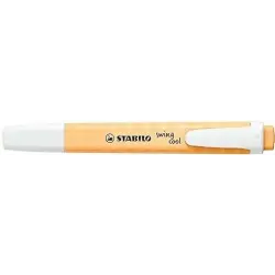 Stabilo Swing Cool Pastel Marcador Fluorescente - Cuerpo Plano - Punta Biselada - Trazo entre 1 y 4mm - Tinta con Base de Agua -