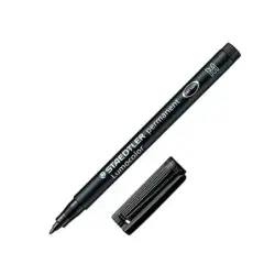 Staedtler Lumocolor 317 Rotulador Permanente - Punta Media Redonda - Trazo 1mm Aprox - Capuchon con Clip - Secado Rapido - Color