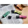 Stabilo Boss Executive Marcador Fluorescente - Zona de Agarre - Trazo entre 2 y 5mm - Recargable - Tinta con Base de Agua - Colo