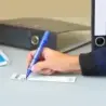 Pentel Pen N50 Rotulador Permanente - Punta de 4.3mm - Resistente a Agua y Luz - Color Azul | Ahorro Imprimiendo