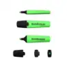 Erichkrause Visioline V-12 Pack de 4 Marcadores Fluorescentes - Punta Biselada - Tinta a Base de Agua - Colores Naranja, Rosa, V