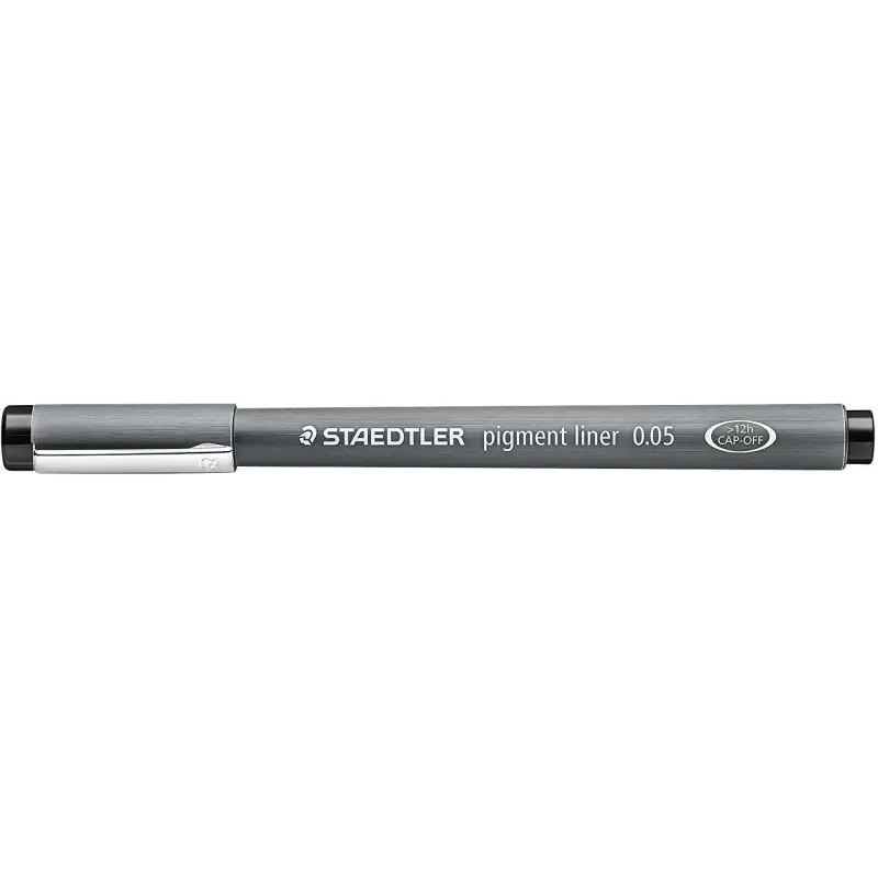 Staedtler Pigment Liner 308 Rotulador Calibrado - Trazo 0.05mm - Secado Rapido - Color Negro | Ahorro Imprimiendo