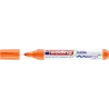 Edding 4500 Rotulador Permanente para Textil - Punta Redonda - Trazo entre 2 y 3mm - Olor Neutro - Secado Rapido - Color Naranja