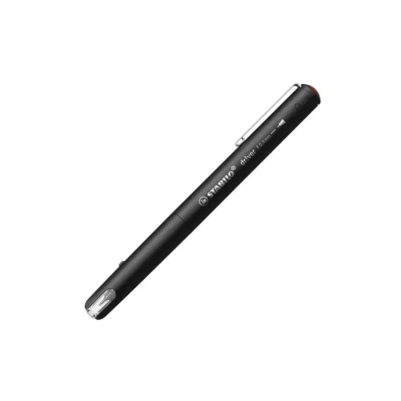 Stabilo Dr!ver Rotulador de Punta Fina 0.4mm - Tinta a Prueba de Manchas, Inodora y con Base al Agua - Fabricado con 94% de Biop