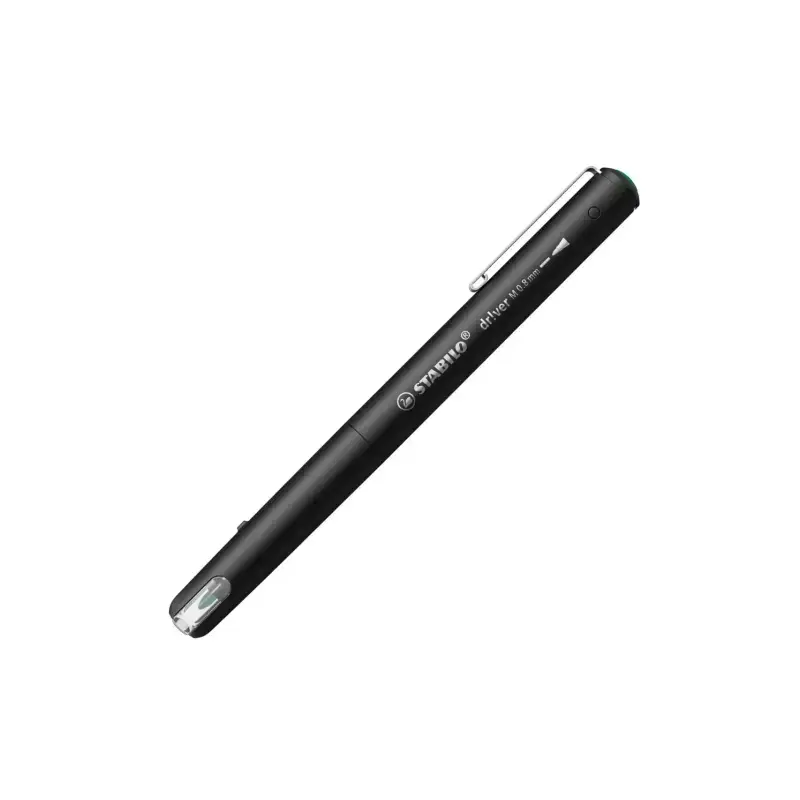 Stabilo Dr!ver Rotulador de Punta Media 0.8mm - Tinta a Prueba de Manchas, Inodora y con Base al Agua - Fabricado con 94% de Bio