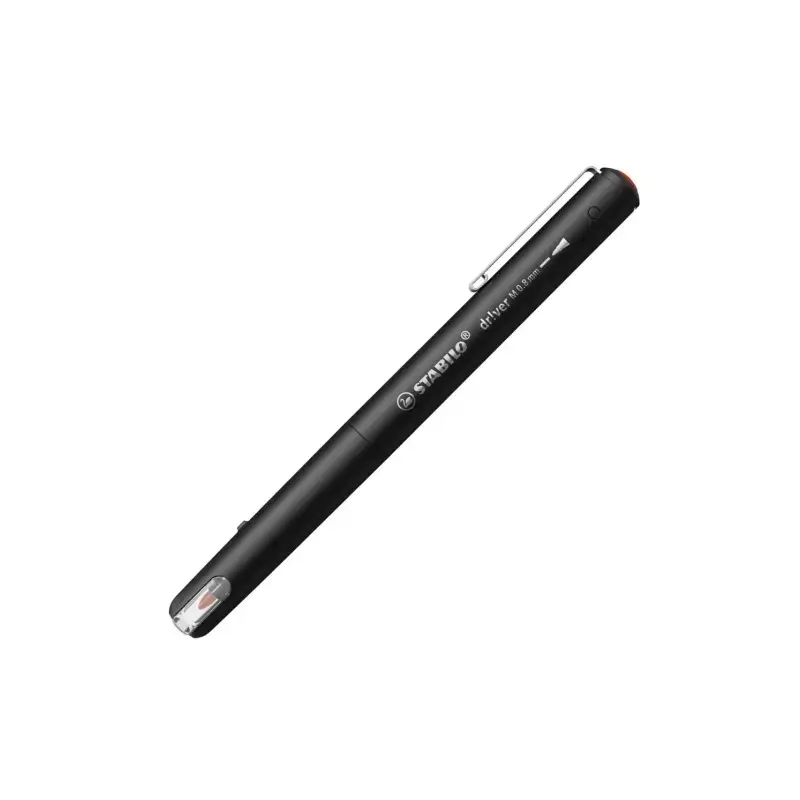 Stabilo Dr!ver Rotulador de Punta Media 0.8mm - Tinta a Prueba de Manchas, Inodora y con Base al Agua - Fabricado con 94% de Bio