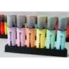 Bismark Long-Life Pack de 6 Marcadores Fluorescentes - Punta Biselada 2 - 5mm Aprox - Tinta Base de Agua - Larga Duracion - Colo