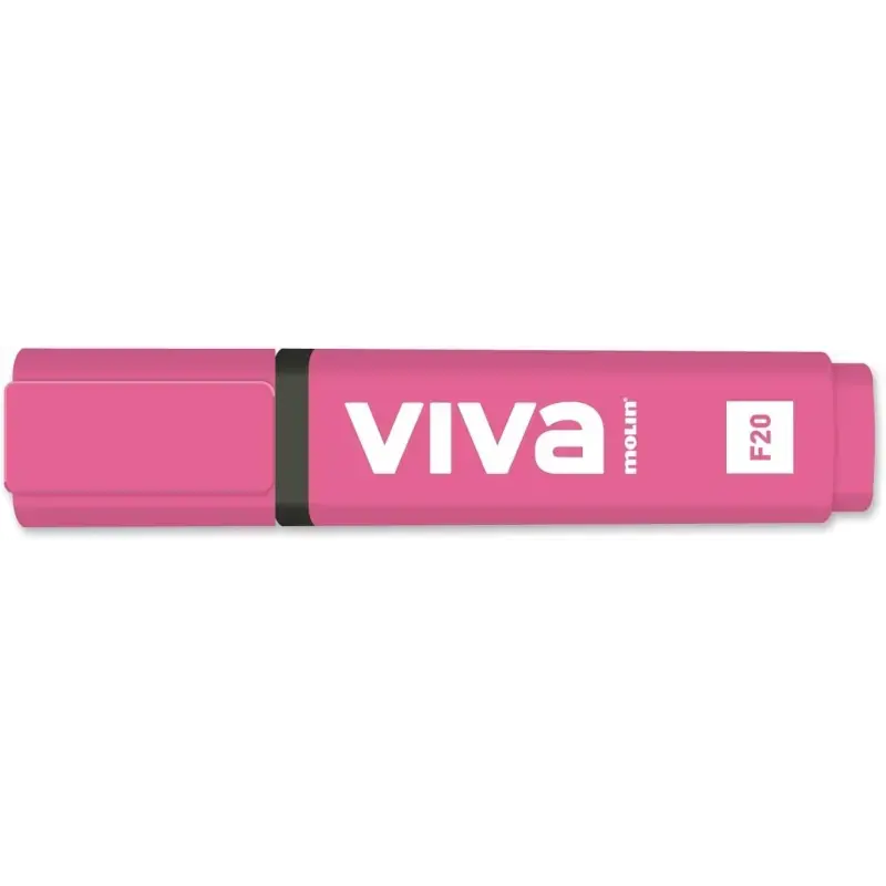 Molin Viva Pack de 4 Marcadores Fluorescentes - Trazo entre 1 y 5mm - Tinta con Base de Agua - Colores Surtidos | Ahorro Imprimi