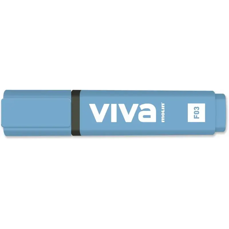 Molin Viva Pack de 4 Marcadores Fluorescentes - Trazo entre 1 y 5mm - Tinta con Base de Agua - Colores Surtidos | Ahorro Imprimi