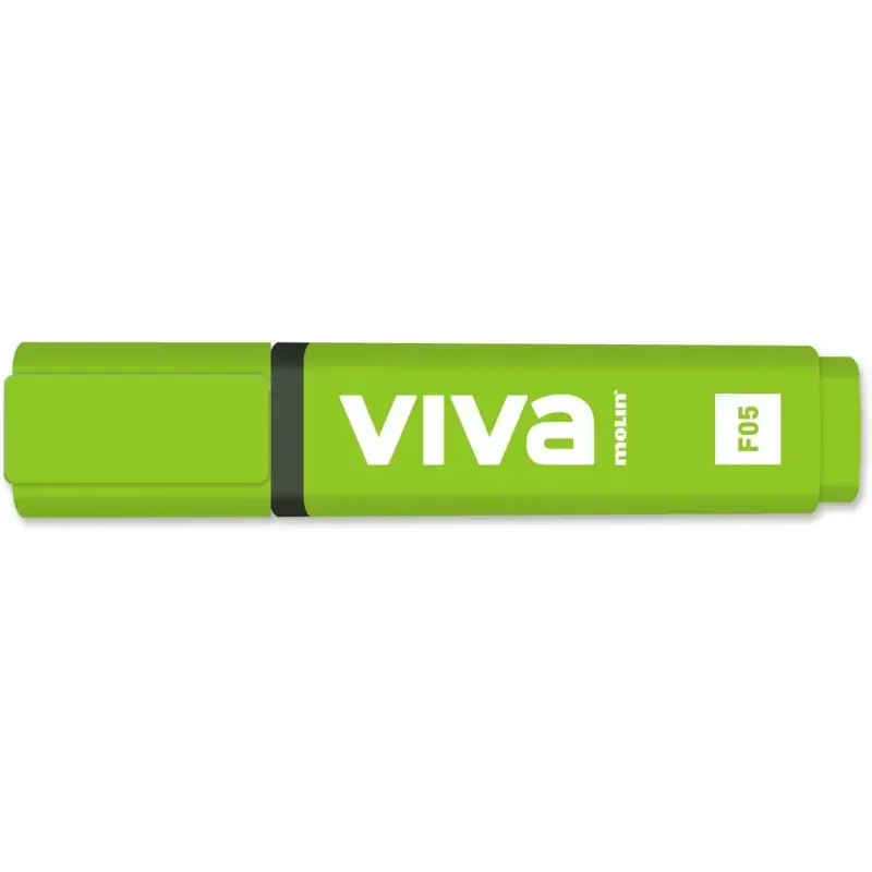 Molin Viva Pack de 4 Marcadores Fluorescentes - Trazo entre 1 y 5mm - Tinta con Base de Agua - Colores Surtidos | Ahorro Imprimi