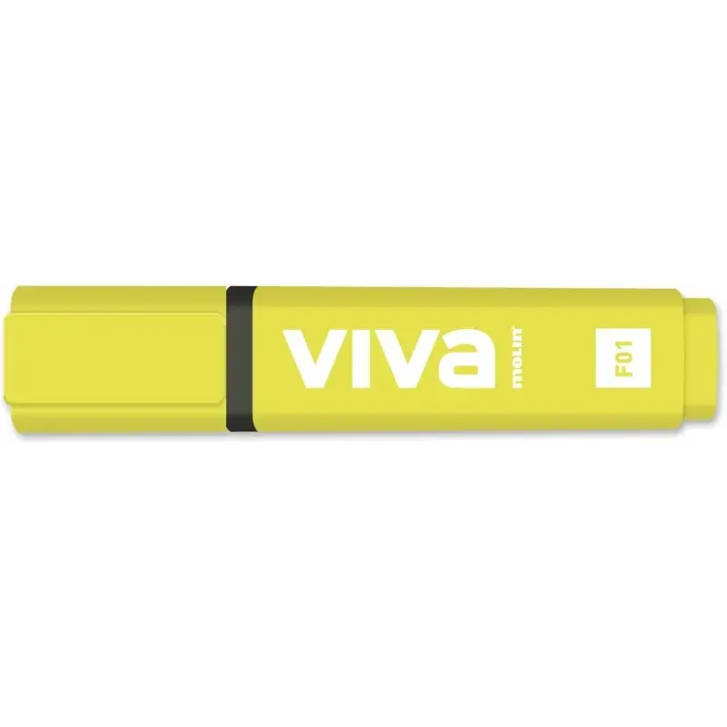 Molin Viva Pack de 4 Marcadores Fluorescentes - Trazo entre 1 y 5mm - Tinta con Base de Agua - Colores Surtidos | Ahorro Imprimi
