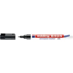 Edding 8404 Rotulador Aeroespacial Permanente - Escribe sobre Metal - Punta Redonda - Trazo 0.75mm - Resistente al Agua, Desgast