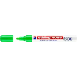 Edding 4095 Rotulador de Tiza Liquida - Punta Redonda - Trazo entre 2 y 3mm - Olor Neutro - Color Verde Claro | Ahorro Imprimien