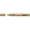 Edding 750 Rotulador Permanente - Punta Redonda - Trazo entre 2 y 4 mm. - Tinta Opaca - Secado Rapido - Color Oro | Ahorro Impri
